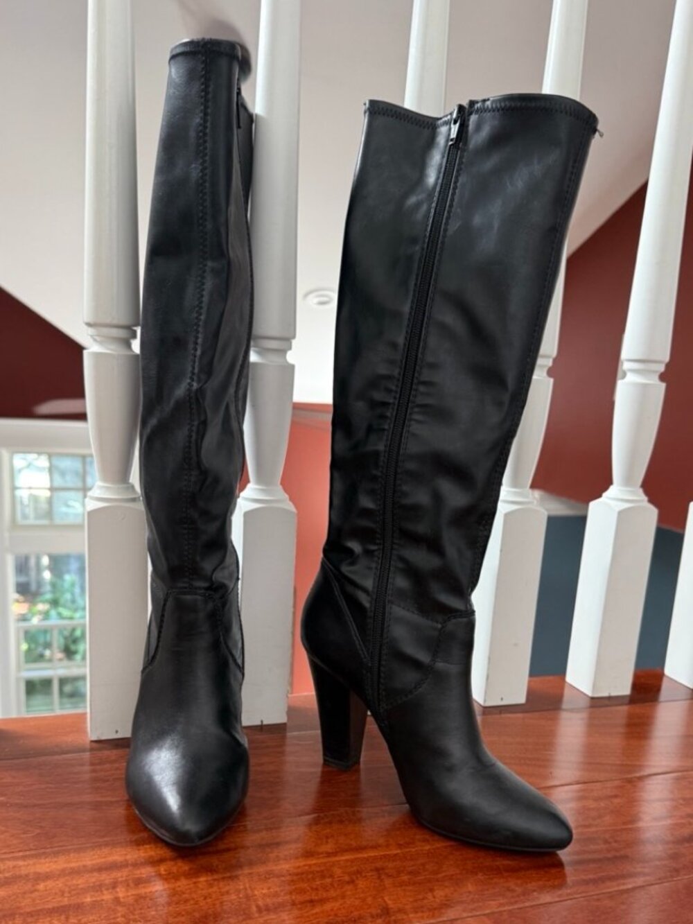 Steve Madden Black Boots -Size 8